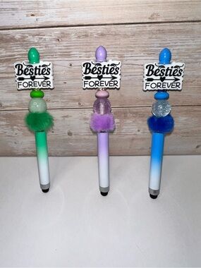 STYLUS PENS - Besties Forever Ombre - Green, Purple, Blue